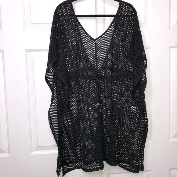 netted swim cover up